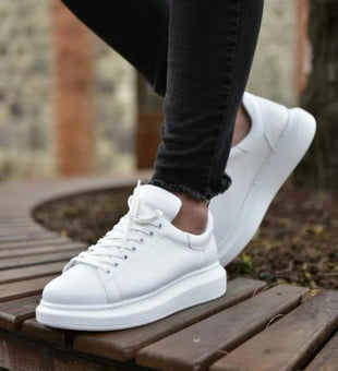 Sneakers à plateforme Blancs - Nouvelle Collection