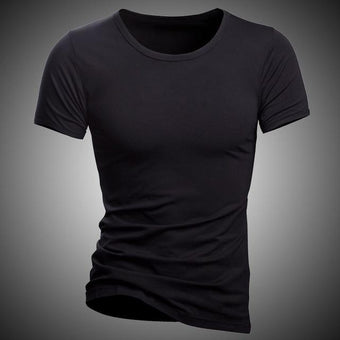 T-shirt slim noir ou blanc